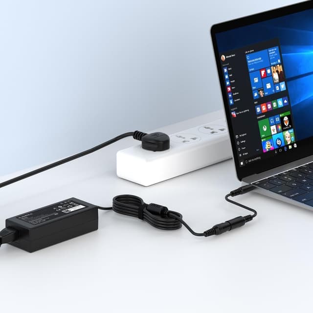 Detalle de 65W Laptop Ladekabel Netzteil 19V für Acer Aspire (5.5x1.7 mm & 3.0x1.1 mm) inkl. Adapter