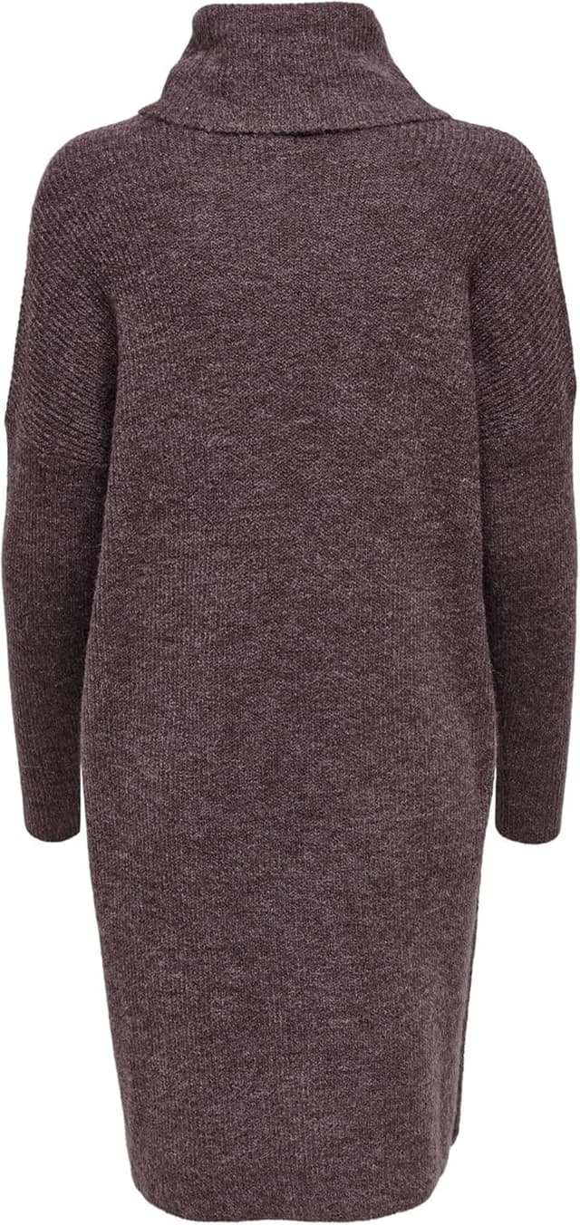 Detalle 2 de ONLY Robe Jana Noir robe tricot manches longues