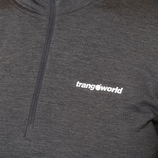 Detalle de Trangoworld Arkha: forro polar de mujer muy elástico y transpirable para montaña