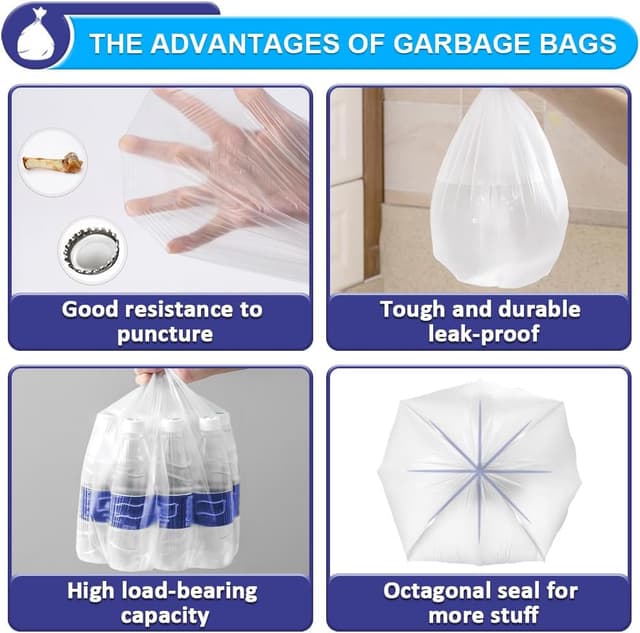 Thumbnail 5 de XUXRUS 5l Bin Bags Clear Bin Liners