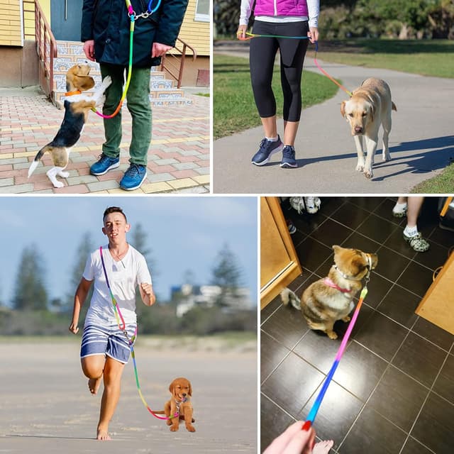 Thumbnail 6 de Eyeleaf Freihändige Hundeleine 2,2 m orange