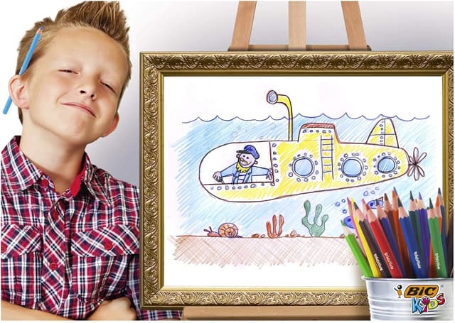 Detalle de Kids colouring pencils 24 pack, tin of 60