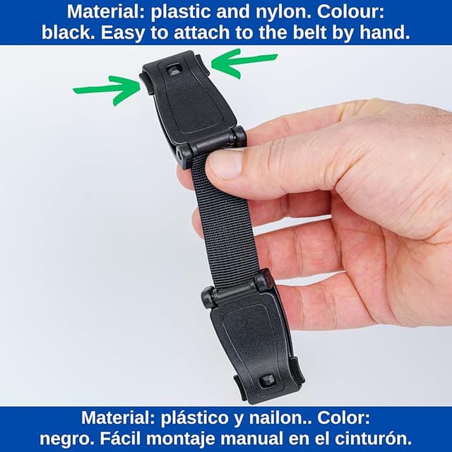 Thumbnail 2 de Protection de boucle pour siège d’enfant, 2 pièces, 15 cm ⚙