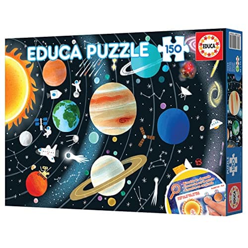 Detalle 2 de Educa - Sistema Solar | Puzzle Infantil 150 Piezas 🪐