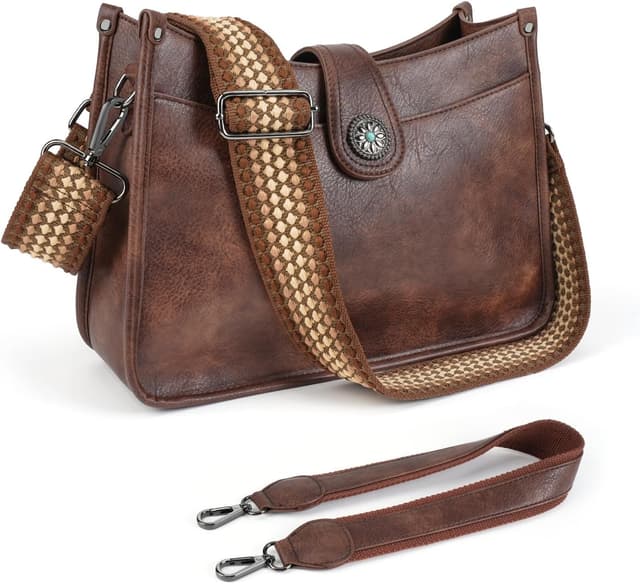 Detalle de APHISON Umhängetasche Damen vegane Ledertasche