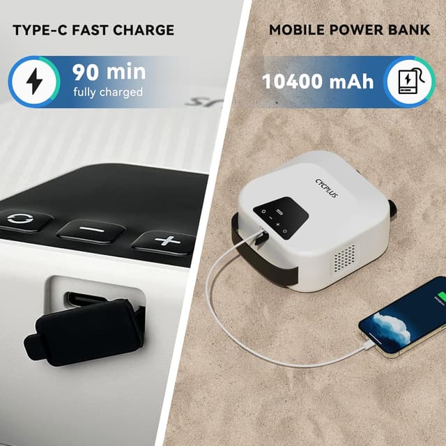 Thumbnail 6 de CYCPLUS Bomba de Aire Inteligente 20PSI 🚣♂️ Inflado y Desinflado