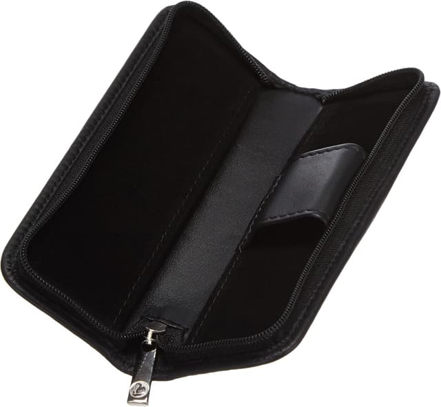 Detalle 1 de Pelikan 958017 Nappa Leder-Etui für 2 Schreibgeräte, schwarz