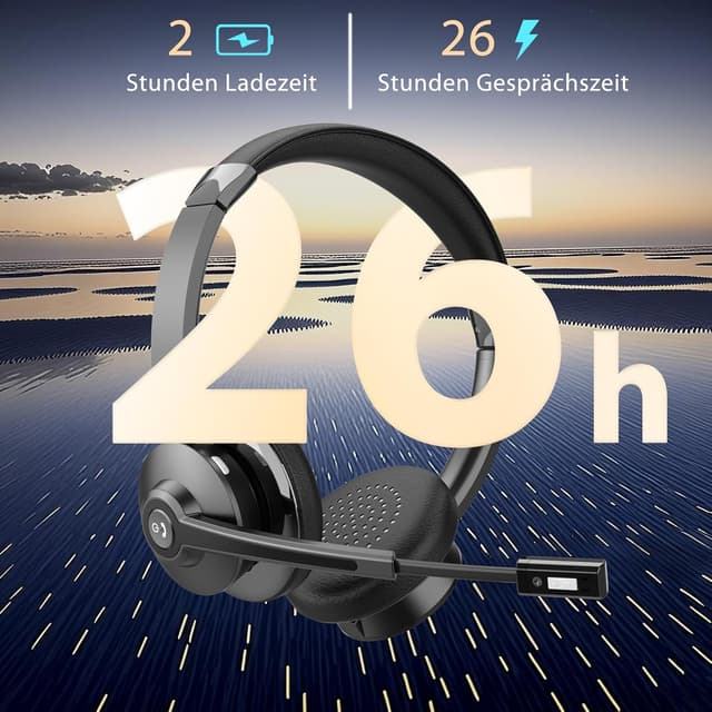 Detalle de Earbay Bluetooth Headset 26 Stunden