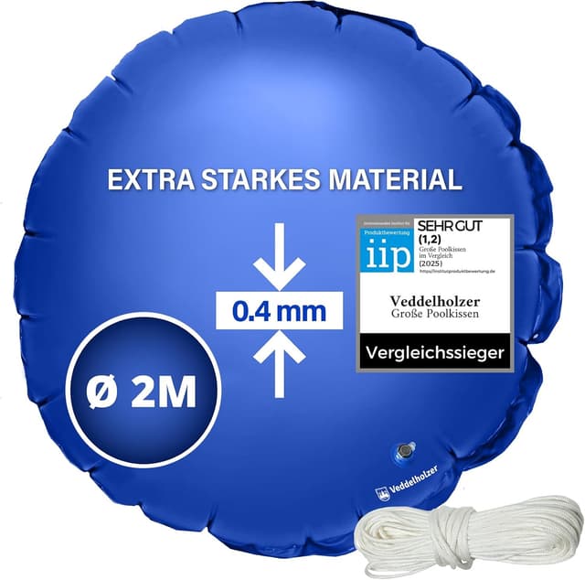 Imagen de Veddelholzer XXL Ø2 m Poolkissen rund en OfertitasTOP