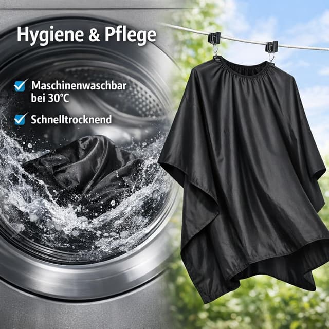 Thumbnail 6 de IC-collection Professionelle Haarschneideumhang 126×146 cm ✂