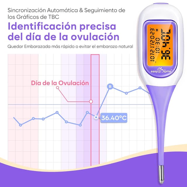 Detalle 2 de Easy@Home Termómetro Basal Precisión ±0,01 °C