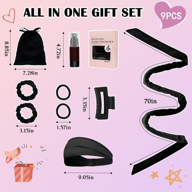 Detalle 2 de Baolivi Hair Curlers 180 cm, heatless