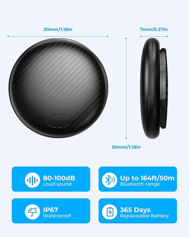 Thumbnail 1 de Android Tracker Tag 2 Pack Bluetooth 50m