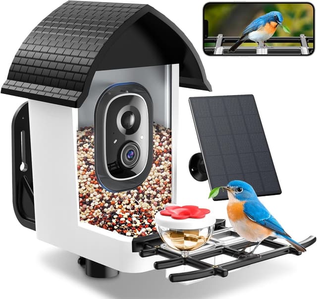 Detalle de HD 2K Smart Bird Feeder Camera