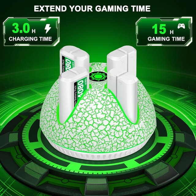 Detalle de 4080mWh Akku für Xbox Controller 12 Std. ⌨