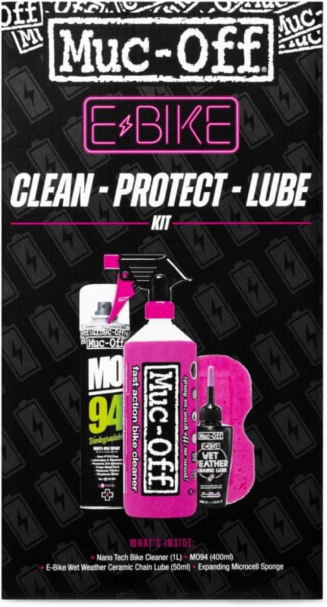 Detalle de Muc-Off eBike Kit de Nettoyage, Protection & Lubrification – essentiels pour vélo électrique (green)