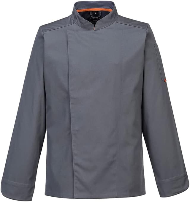 Detalle 2 de Portwest MeshAir Pro Chef: giacca da lavoro da cucina con accesso frontale pratico
