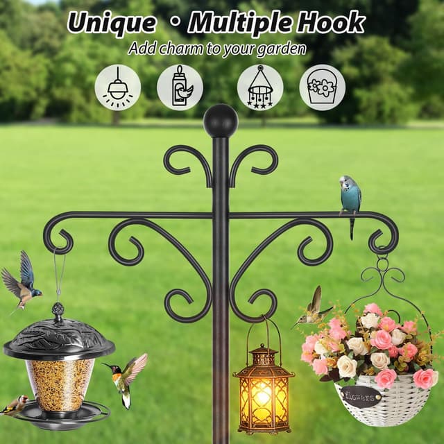 Detalle 1 de Bird Feeders Hanging Station 196cm