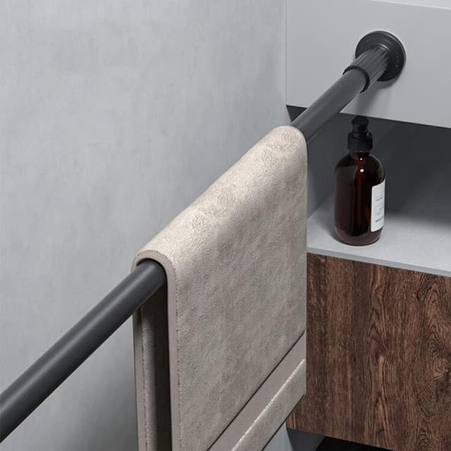 Detalle de Tringle à rideau extensible 32 mm 228-277 cm