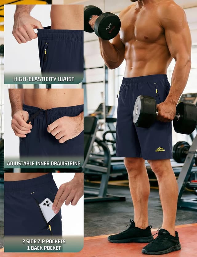 Detalle de TACVASEN Quick-drying training shorts