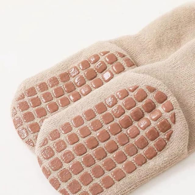 Detalle de FedMois 5 Pairs Baby & Kids Cozy Warm Winter Socks with Anti-slip Grips