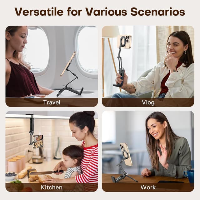 Thumbnail 5 de OMOTON TP02 MagSafe Aluminum Phone Tripod 158g