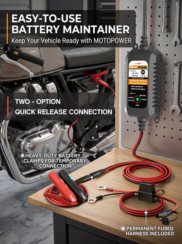 Thumbnail 2 de MOTOPOWER MP00205A 12V Battery Charger