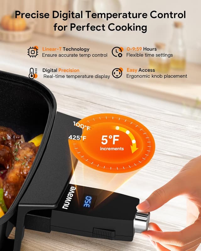 Detalle de Nuwave Medley XL 7qt Digital Skillet