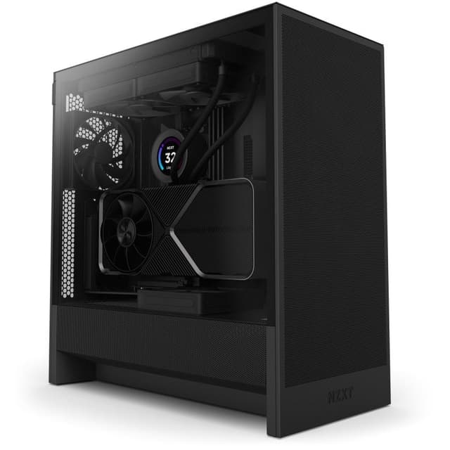 Imagen de Nzxt H5 Flow 2024 Midi Tower E‑ATX Cristal Templado USB‑C Negra 💻 en OfertitasTOP