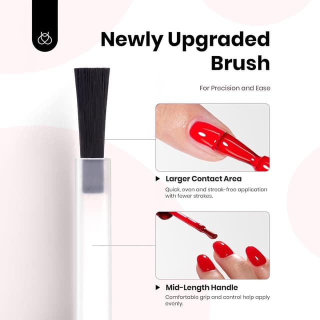 Thumbnail 5 de Beetles Red Gel Nail Polish Set 15ML 6 Colors 💅