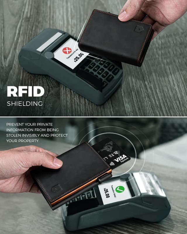 Thumbnail 6 de DODENSHA MagSnap Tarjetero y Monedero ¡Color Negro y Naranja! 🎴