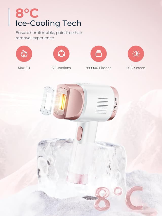 Detalle 2 de Beauris IPL Laser Hair Removal 21J device