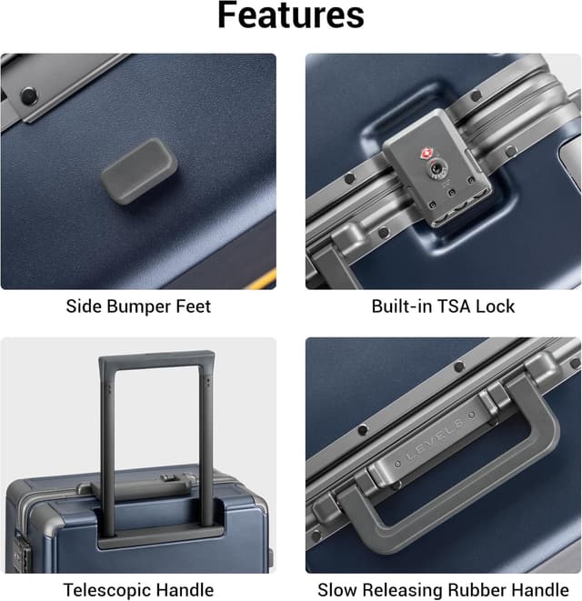 Thumbnail 6 de LEVEL8 Zipperless 24 Inch Hardside Suitcase
