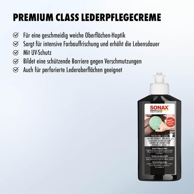 Thumbnail 2 de SONAX PREMIUM CLASS LederPflegeCreme 250 ml