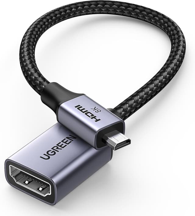 Imagen de UGREEN Adaptateur Micro HDMI 8K 60Hz 25cm en OfertitasTOP