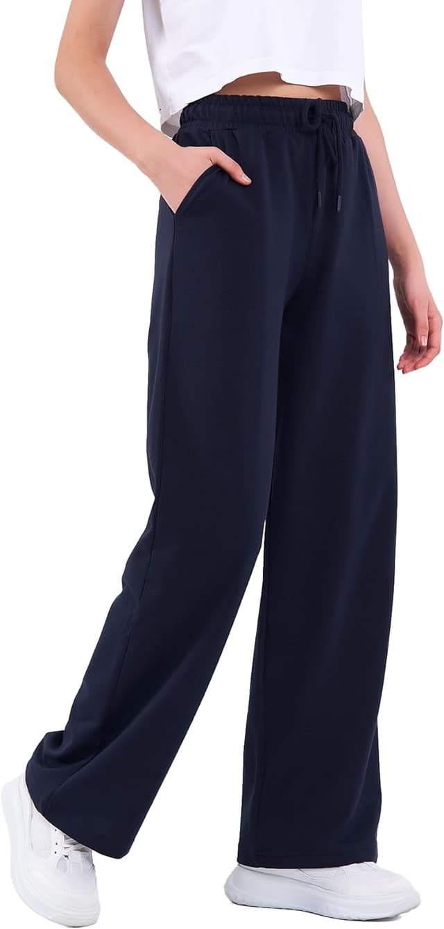 Thumbnail 6 de COMEOR Women’s Jogging Bottoms – Lightweight Breathable Cotton Straight-Leg Joggers with Pockets