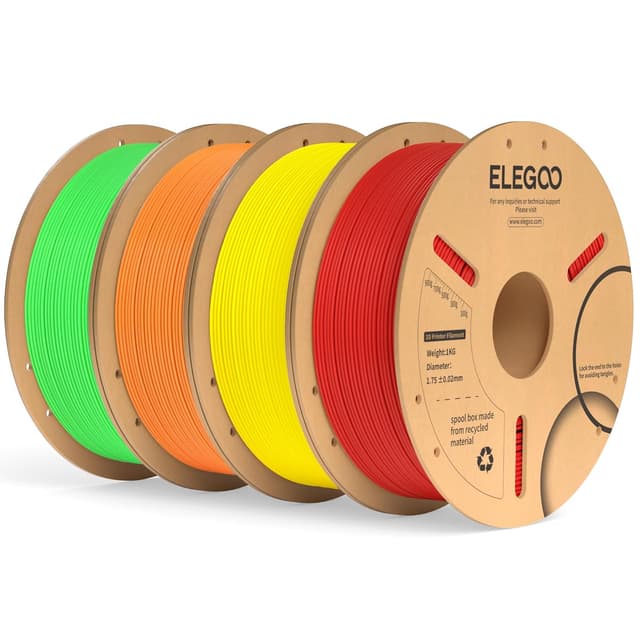 Imagen de ELEGOO PLA+ 1.75mm 4 kg filament bundle en OfertitasTOP