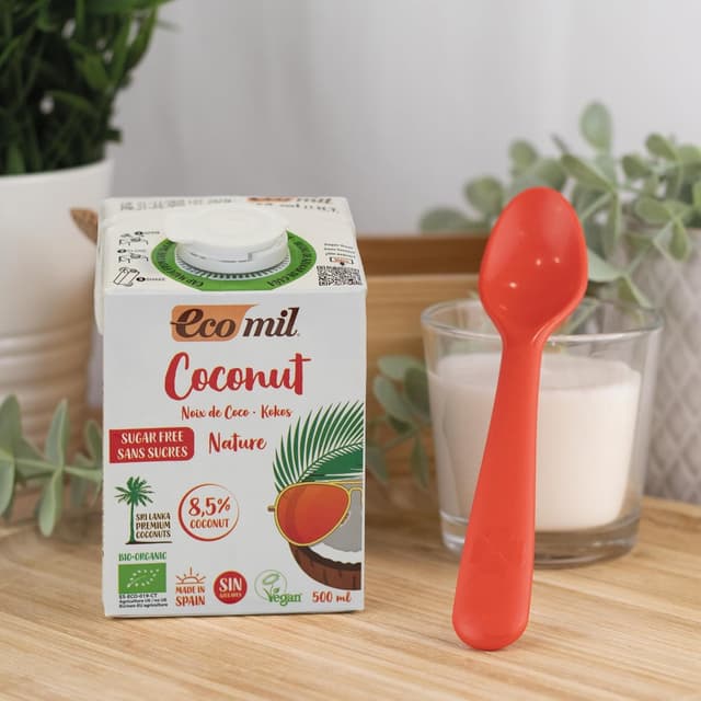 Thumbnail 5 de Ecomil Leche de Coco Bio 500ml 🥥 Sin Lactosa ni Gluten