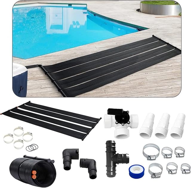 Imagen de Arebos 2X Calentador Solar Piscina 300x132 cm ☀ en OfertitasTOP
