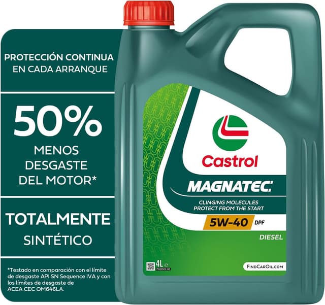 Detalle de Castrol Magnatec 5W-40 DPF Aceite 4L