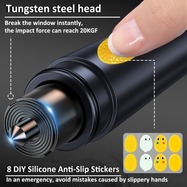 Thumbnail 2 de smosun Safehammer 3PCS Car Escape Tool