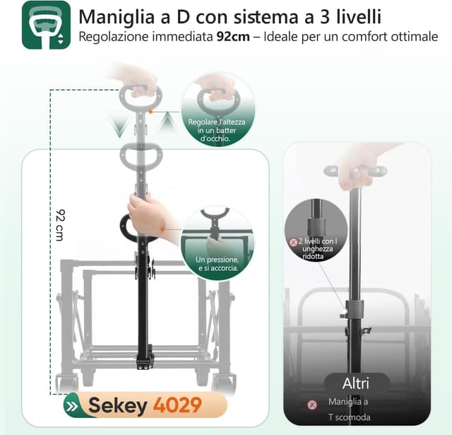 Thumbnail 2 de Sekey Carrello pieghevole 60L 80kg