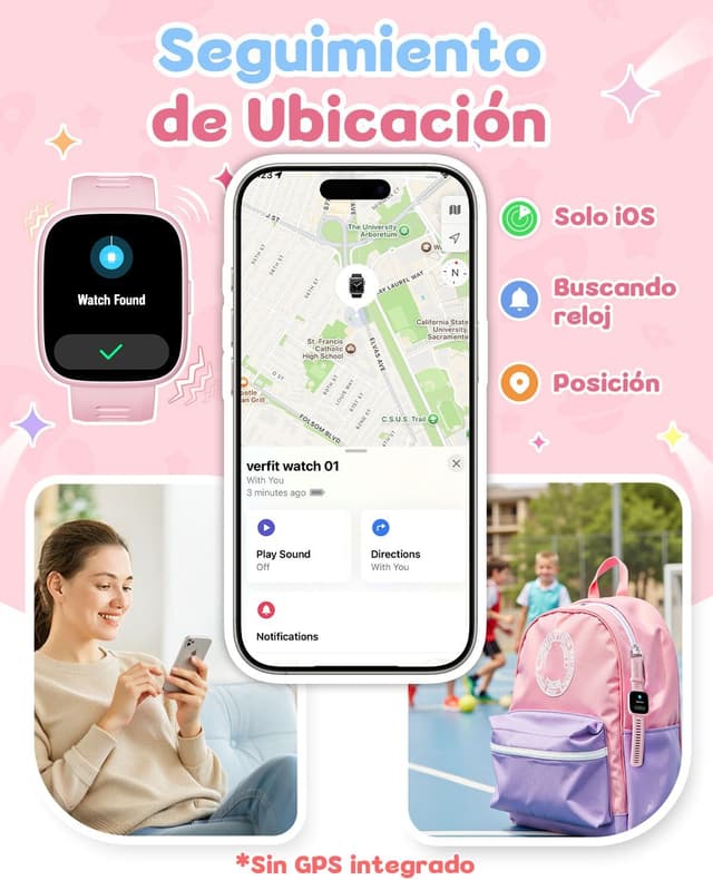 Thumbnail 1 de TICTIKY Reloj inteligente GPS para niños