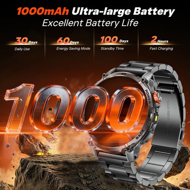 Detalle de idomars Orologio smartwatch 1.85" Fitness