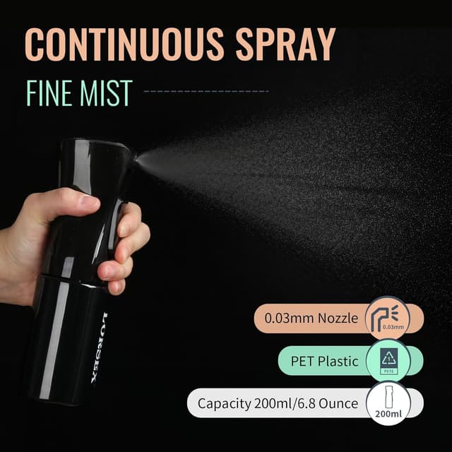 Detalle 2 de LORSEX Haarbürste mit 200 ml Sprühflasche