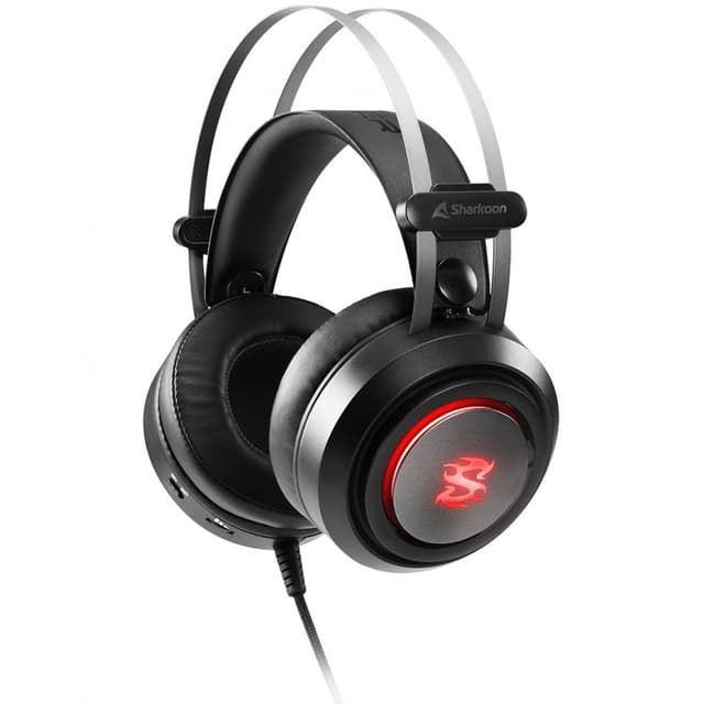 Detalle 2 de Sharkoon Skiller SGH30 auriculares gaming 7.1 USB negros