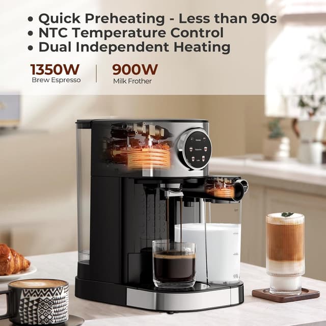 Thumbnail 2 de Electactic Espresso Machine 20 Bar Compact