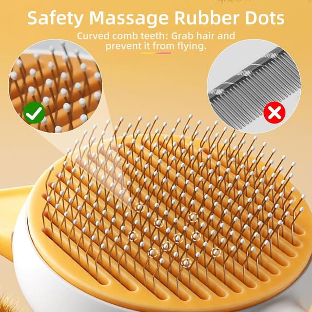 Thumbnail 3 de Youery Katzenbürste mit Dampf – leise Fellpflege mit Ein-Klick-Steuerung für Lang- und Kurzhaar