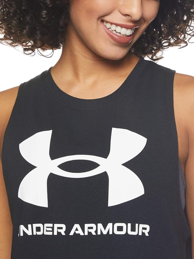 Detalle de Under Armour Women’s Sportstyle Graphic Tank Top (Loose Fit)