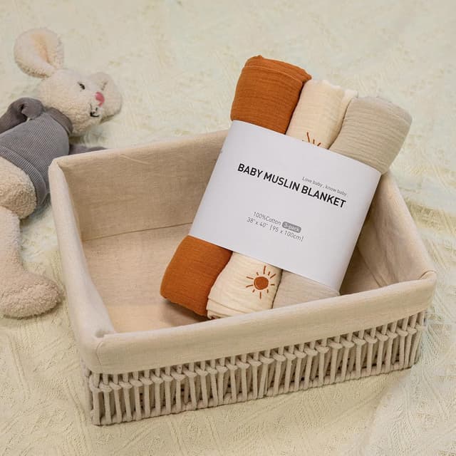 Thumbnail 6 de Soarwg Kids muslin swaddle cloths 95 x 100cm